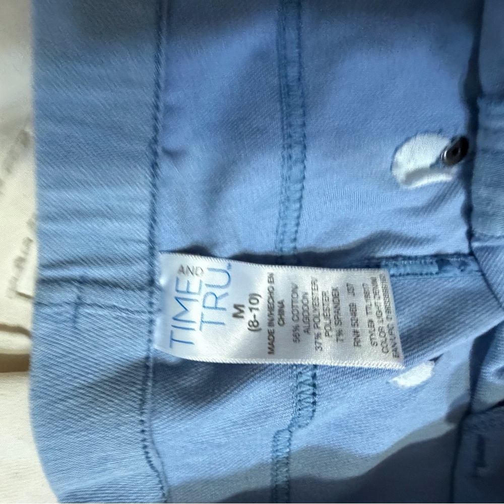 Time and Tru Light Blue Jeggings - Picture 3 of 3